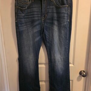 Men's Blue Bootcut Jeans